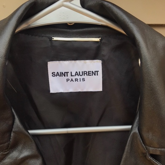 Saint Laurent Paris Women’s Small Leather Jacket - Picture 3 of 6